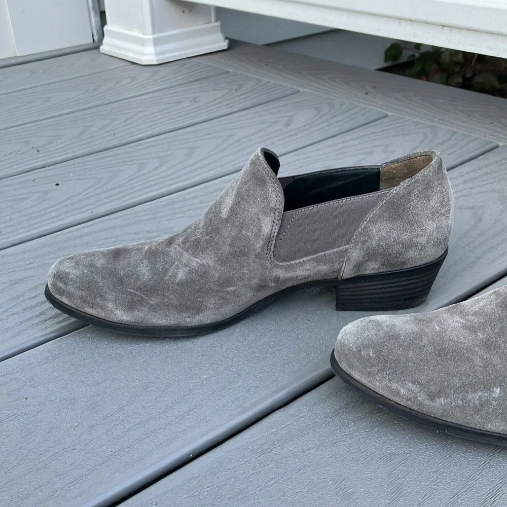 PAUL GREEN Women’s Suede Ankle Boots Grey Size 7 - Picture 4 of 12